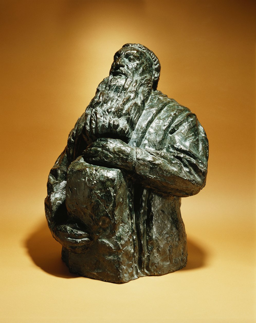 Rodin kijkt terug; Rodin Penche en Arriere, 1909 door Emile Antoine Bourdelle