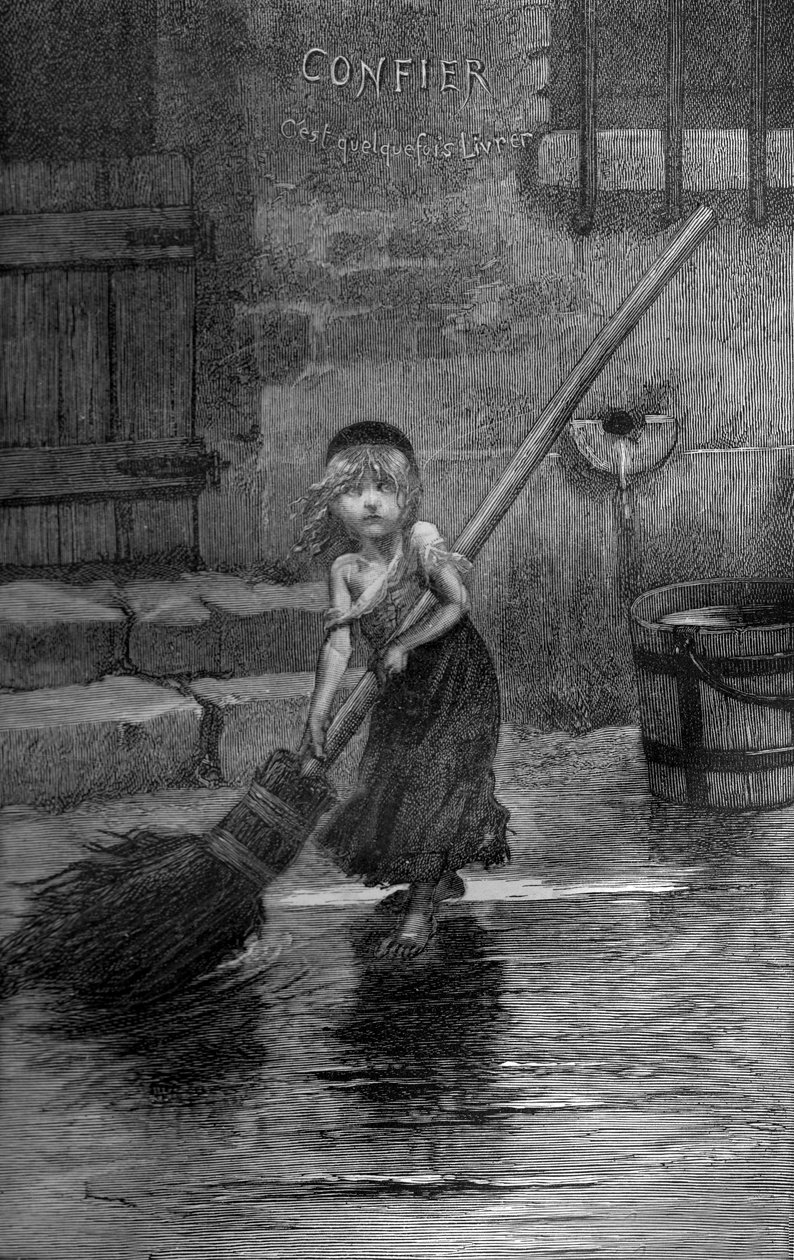 Cosette, illustratie uit 