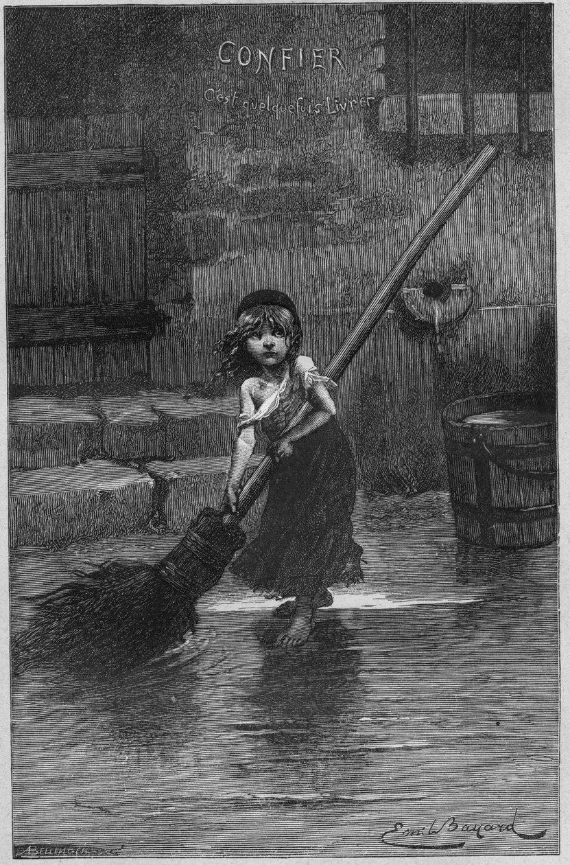 Cosette, illustratie uit 