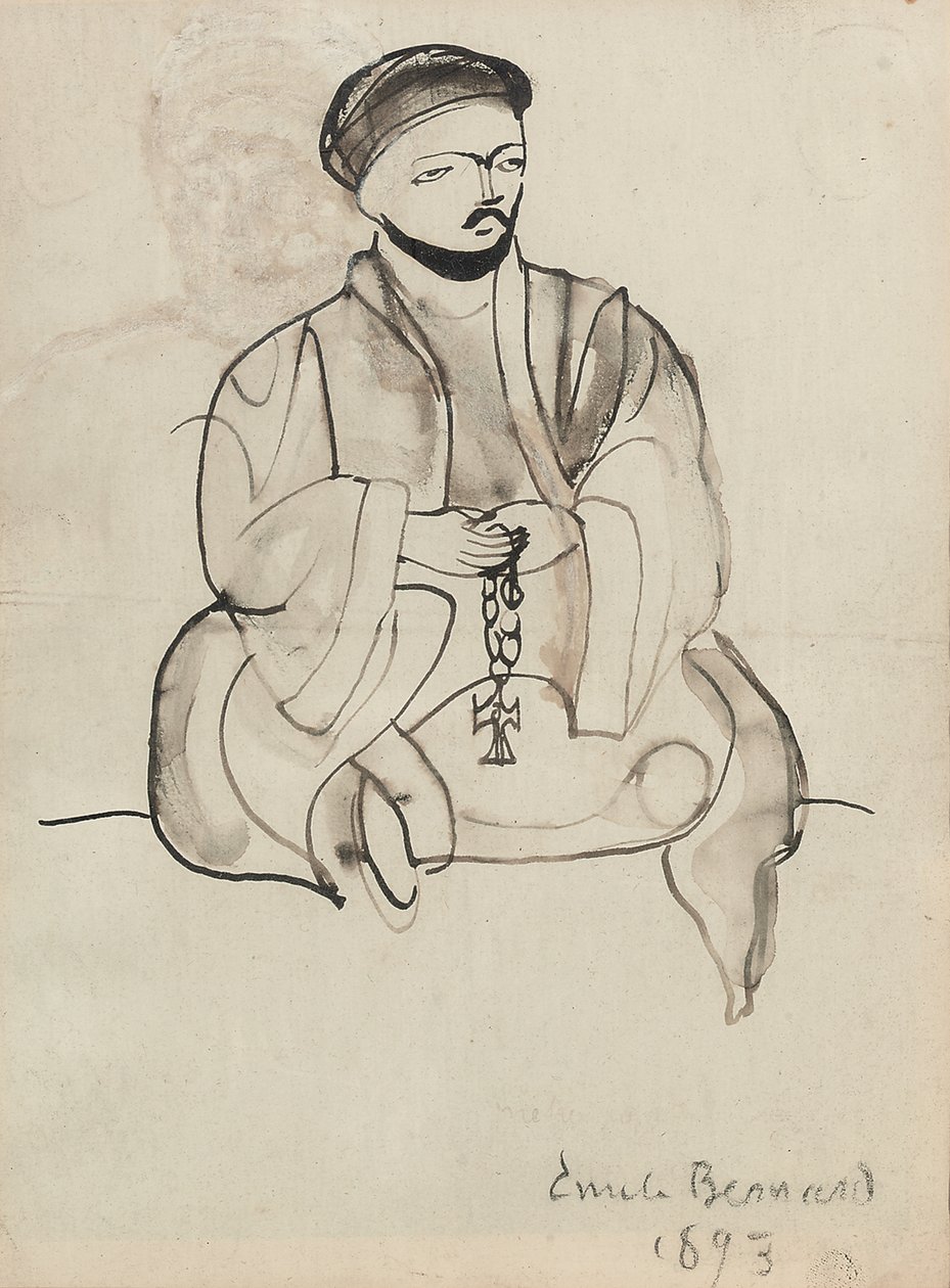Koptische priester, 1893 door Emile Bernard