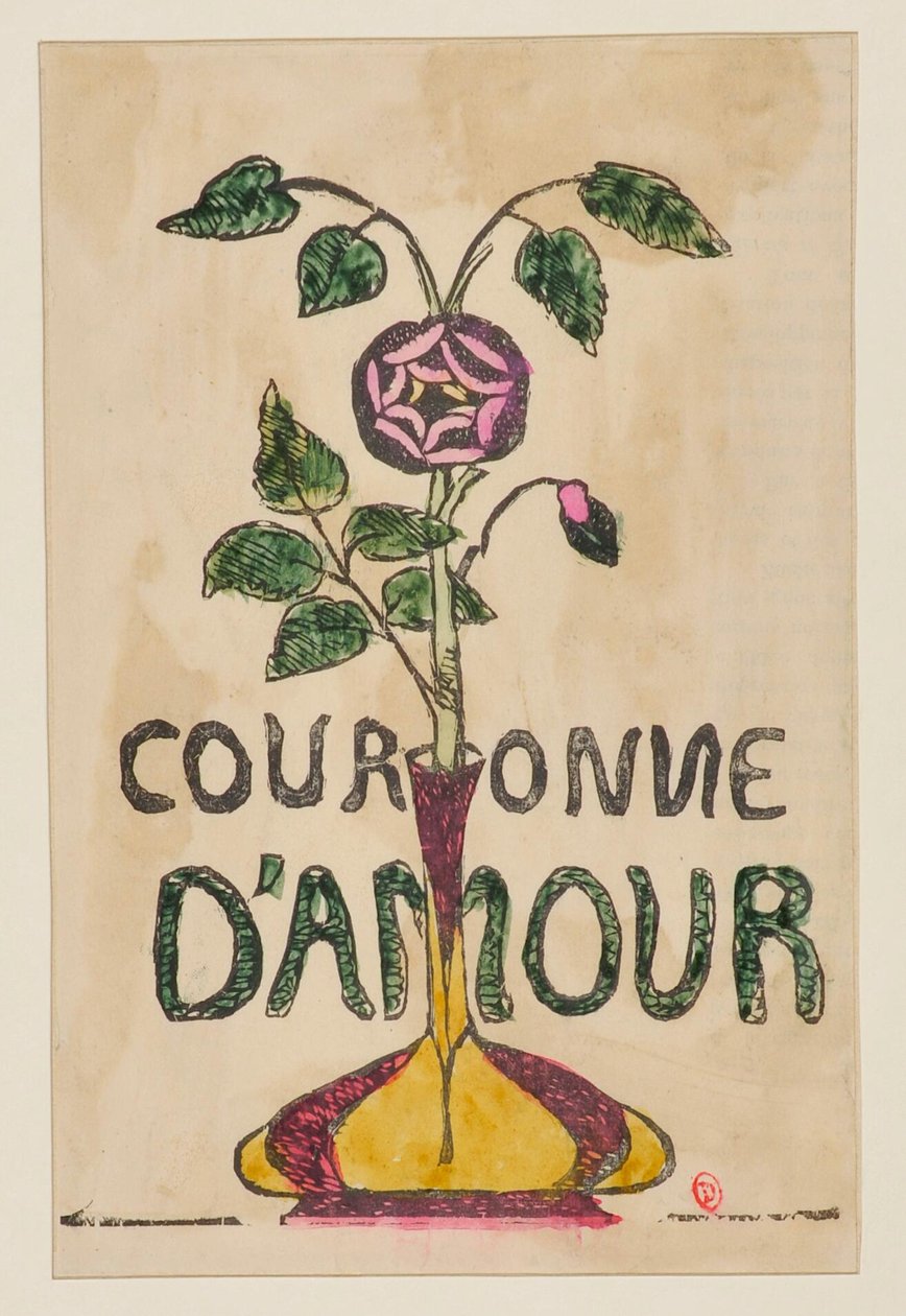 Krone der Liebe [Probe b] door Emile Bernard