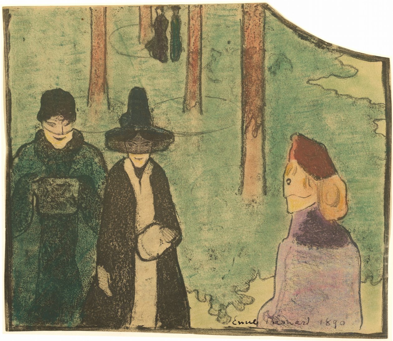 De wandeling door Emile Bernard