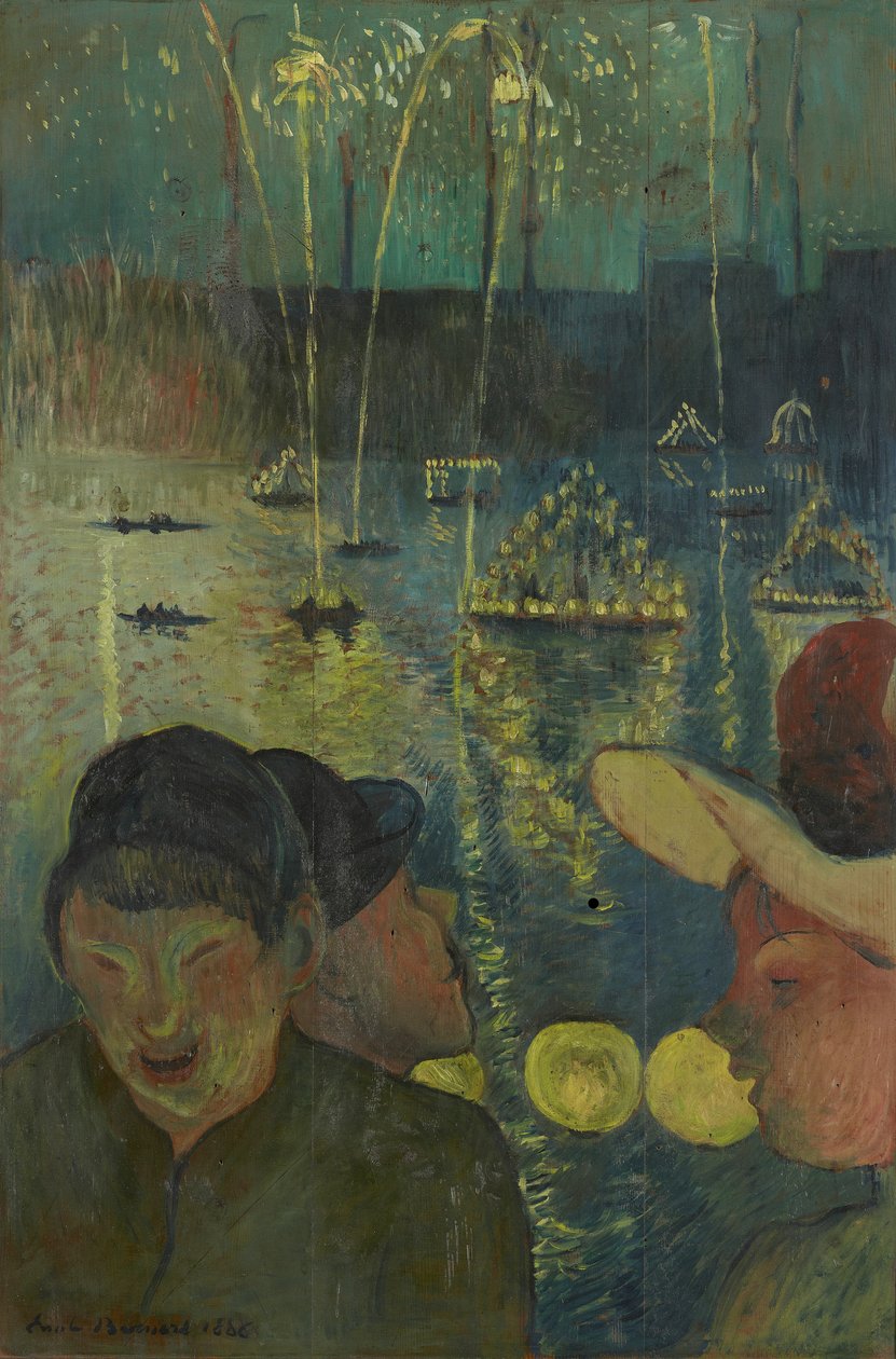 Nachtfestival, 1888 door Emile Bernard