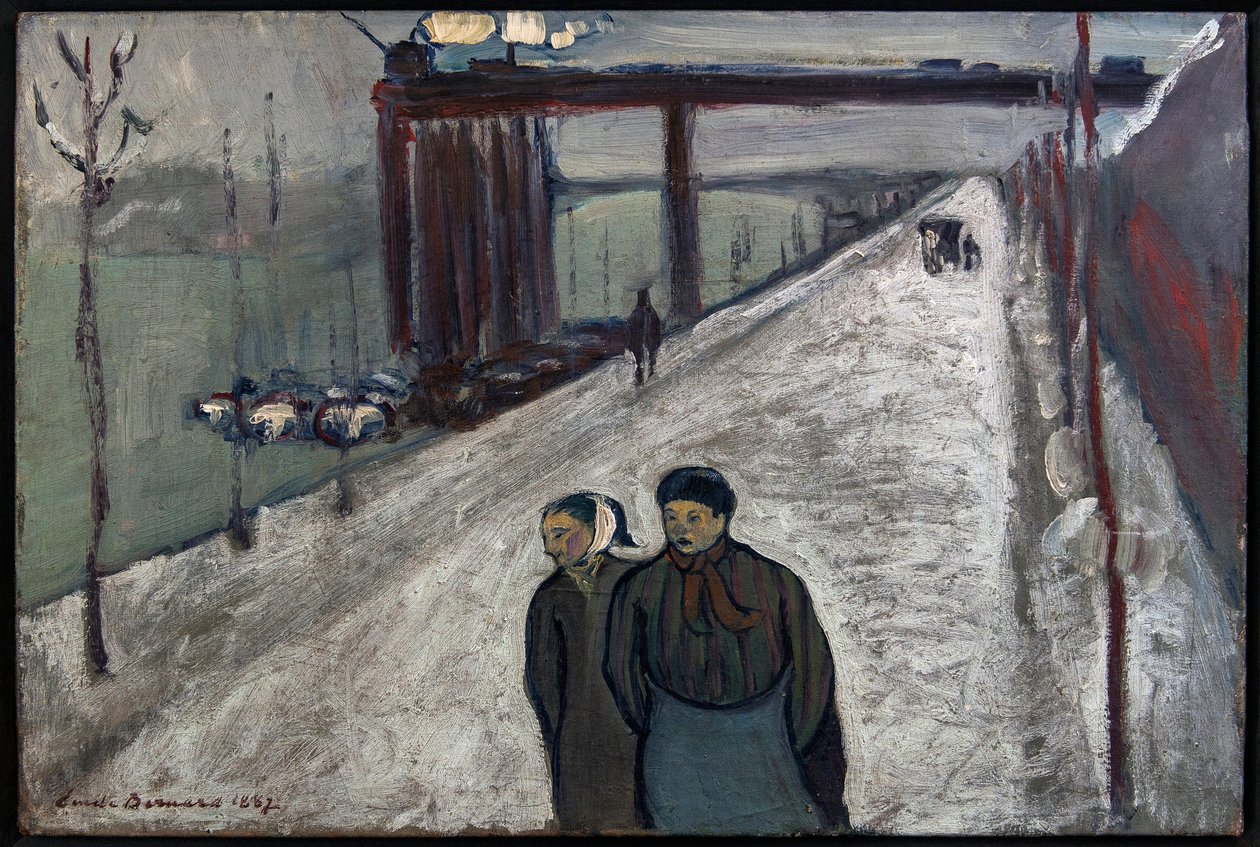 Quai de Clichy door Emile Bernard