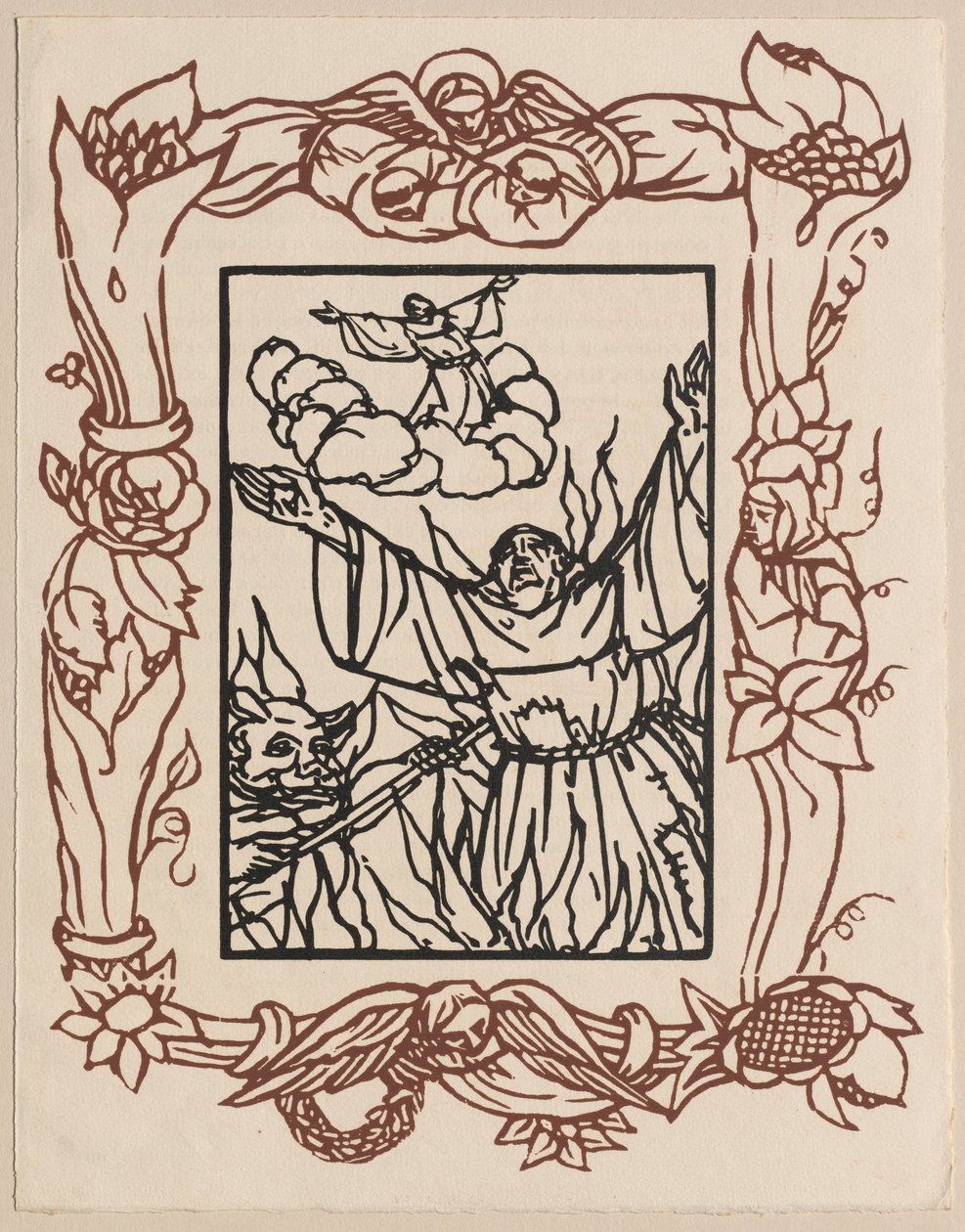 Kleine Bloemen van Sint Franciscus door Emile Bernard