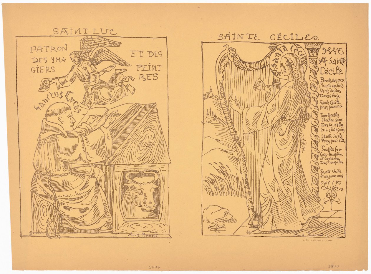 Sint-Lucas door Emile Bernard