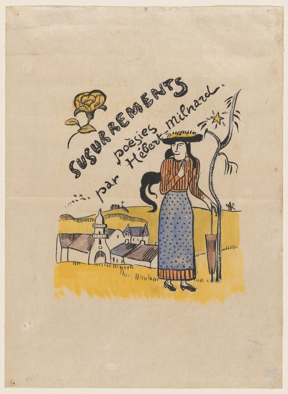 Susurrements, Gedichte von Hébert-Milnard door Emile Bernard
