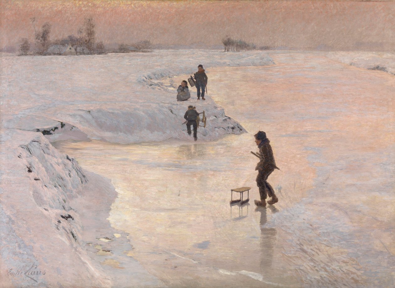 De ijsvogels door Emile Claus