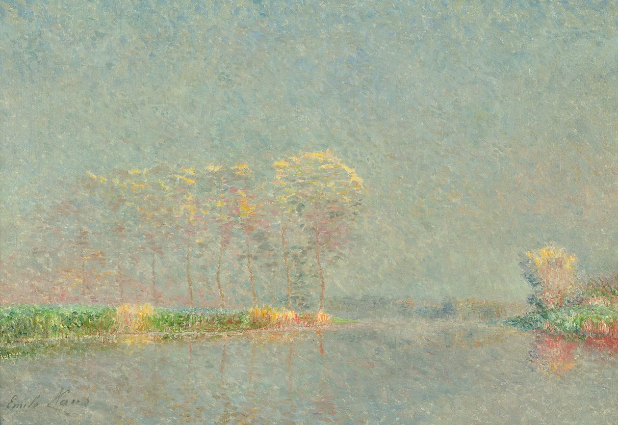 Mist op de Lys door Emile Claus