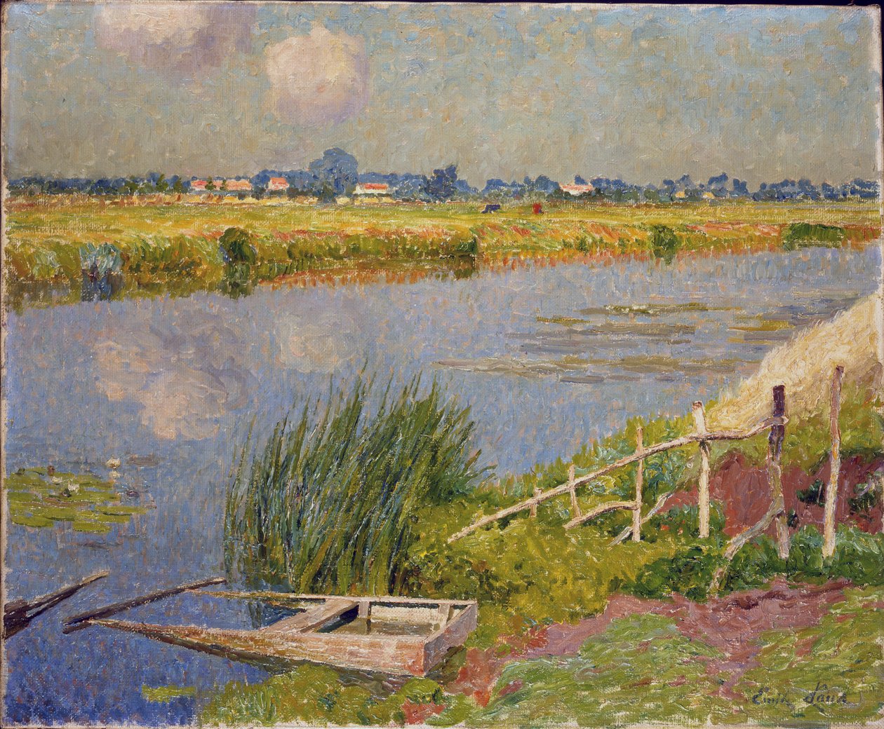 De Leliebanken, 1912 door Emile Claus
