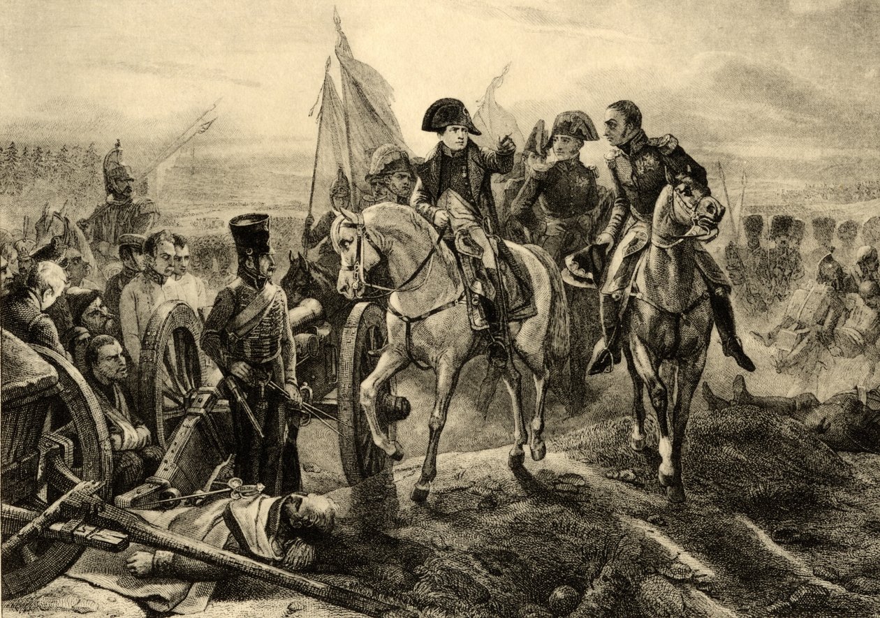 De Slag bij Friedland, 14 juni 1807 door Emile Jean Horace Vernet