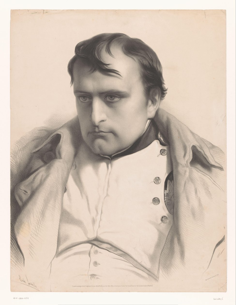 Portret van Napoleon I door Emile Lassalle