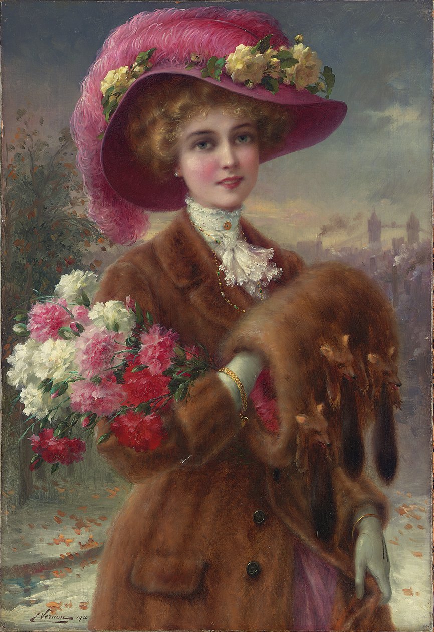 Winter Schoonheid, 1910 door Emile Vernon