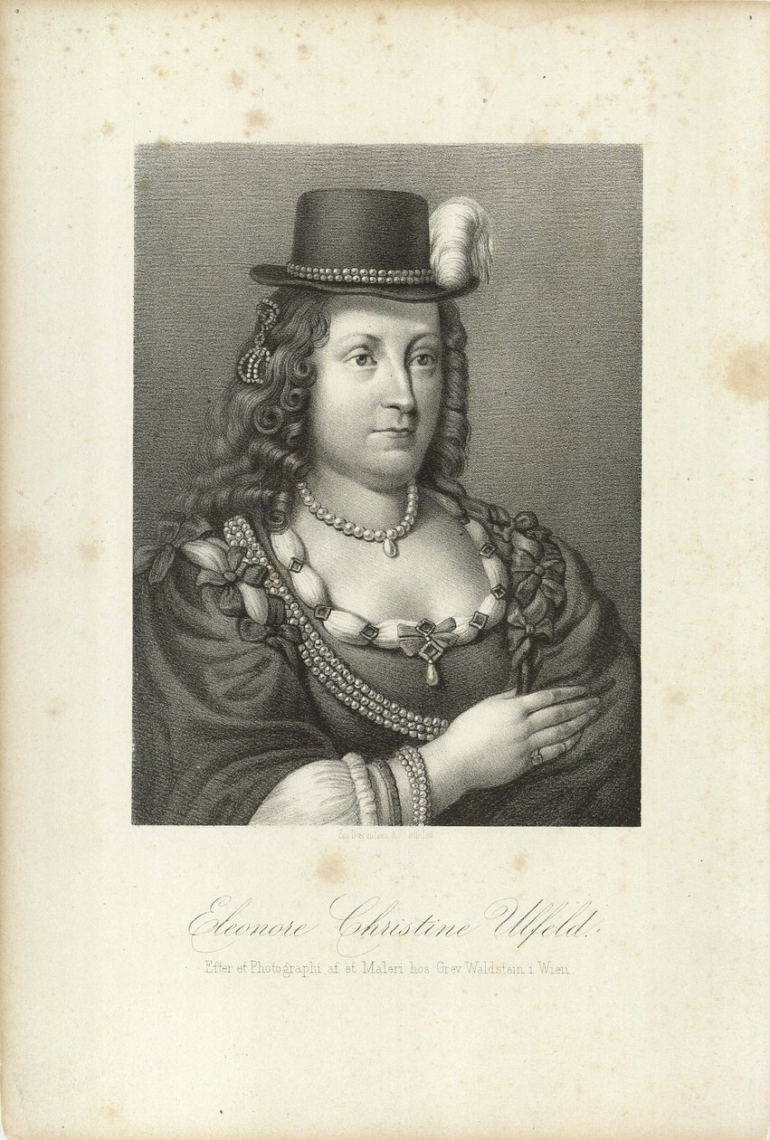 Leonora Christina, gravin Ulfeldt 1621-1698, 1867 door Emilius Ditlev Baerentzen