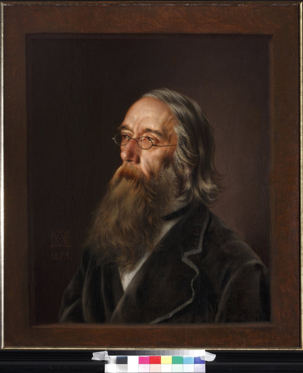 Portret van Vasily Alexeyevich Yelagin (1818-1879) door Emmanuil Alexandrovich Dmitriev Mamonov