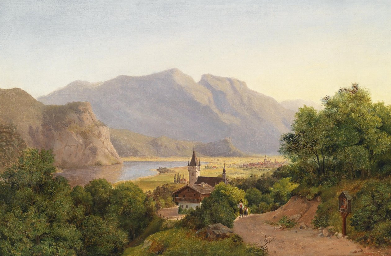 Uitzicht op Bozen door Emmy Meyer