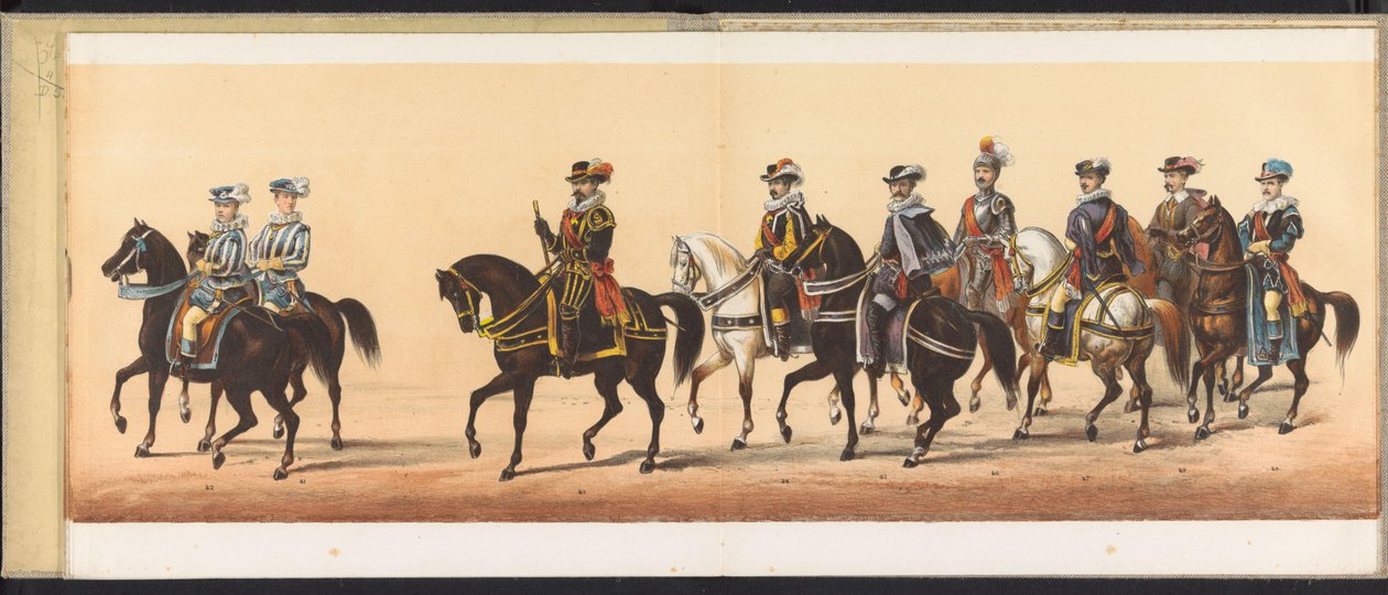 Optocht te Haarlem, 1872 (plaat 6) door Emrik and Binger