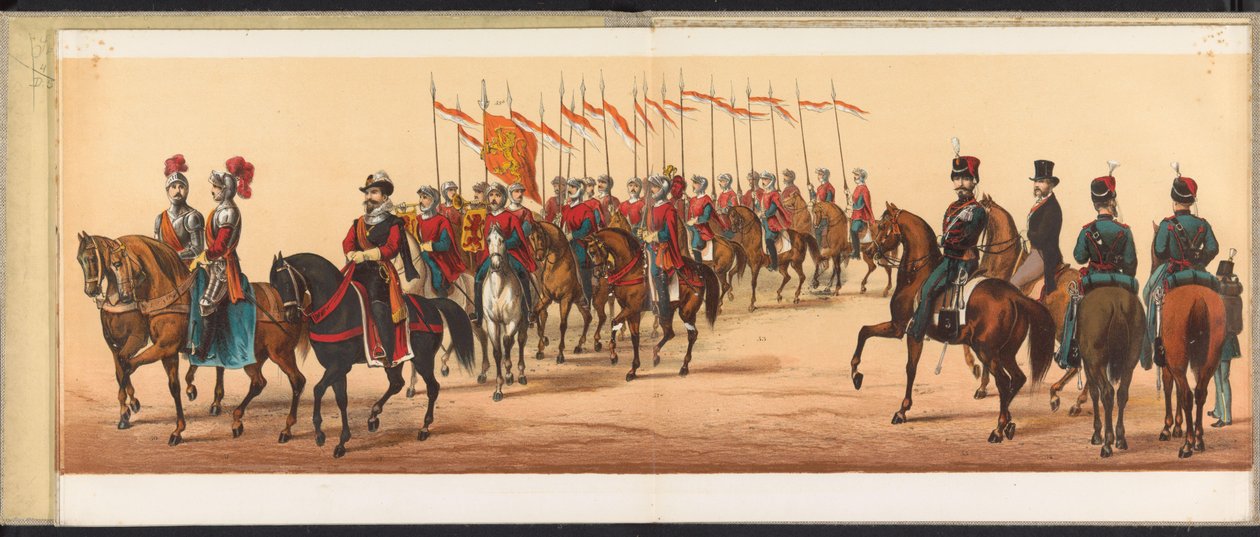 Optocht te Haarlem, 1872 (plaat 7) door Emrik and Binger