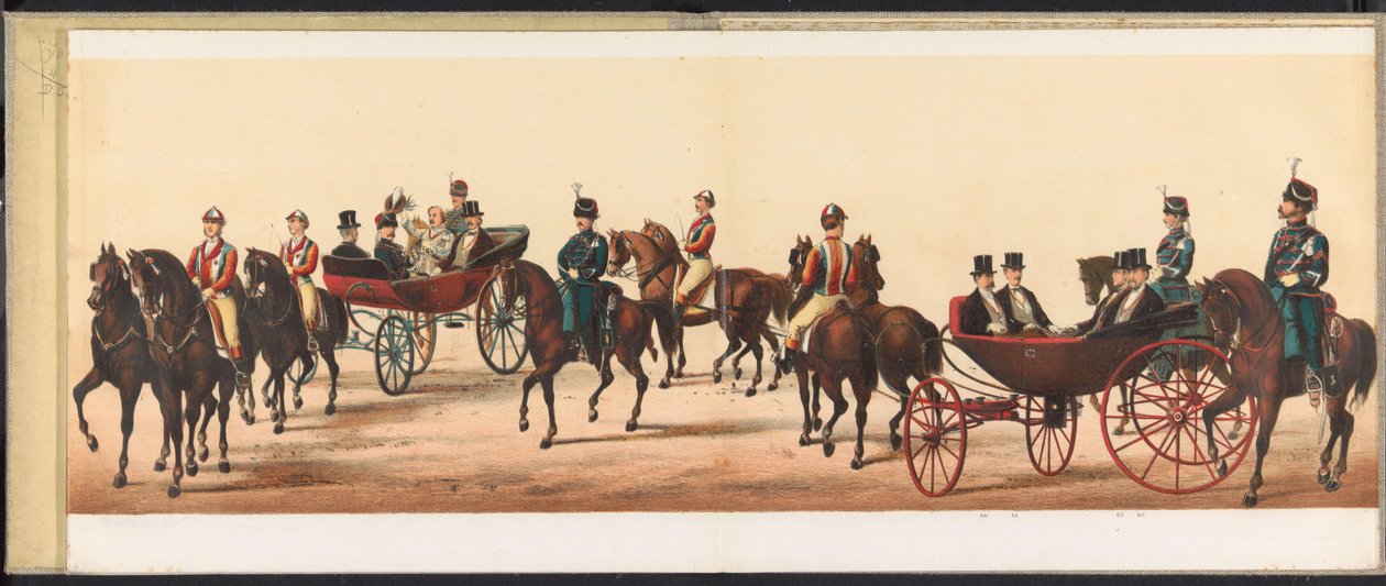 Optocht te Haarlem, 1872 (plaat 8) door Emrik and Binger