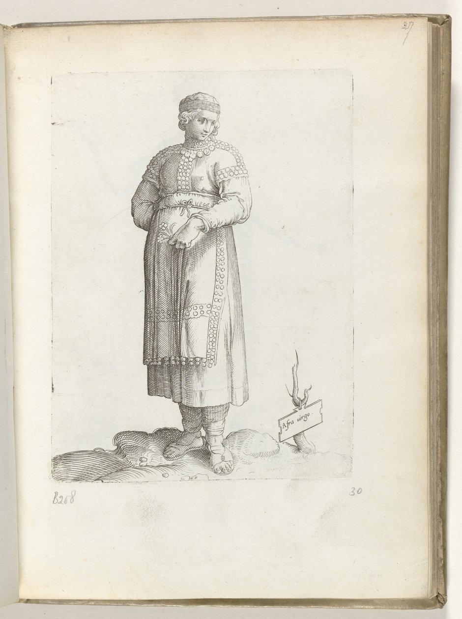 Afra virgo door Enea Vico