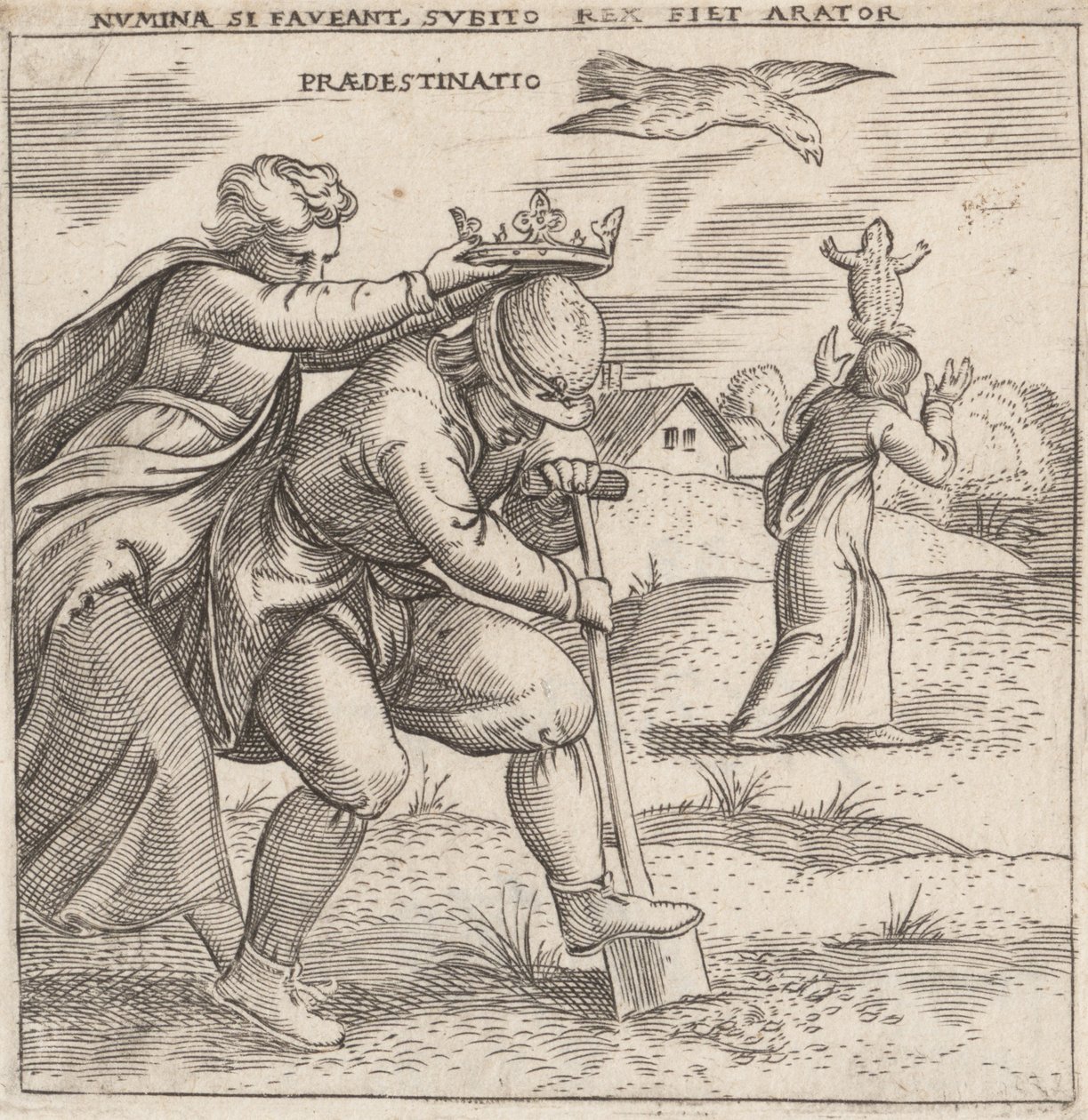 Predestinatie, ca. 1545-50 door Enea Vico