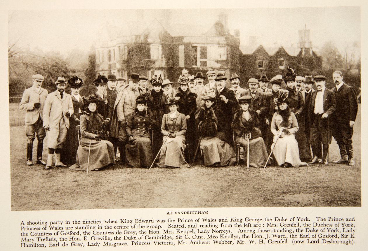 In Sandringham, uit The Times, 1890s door English Photographer
