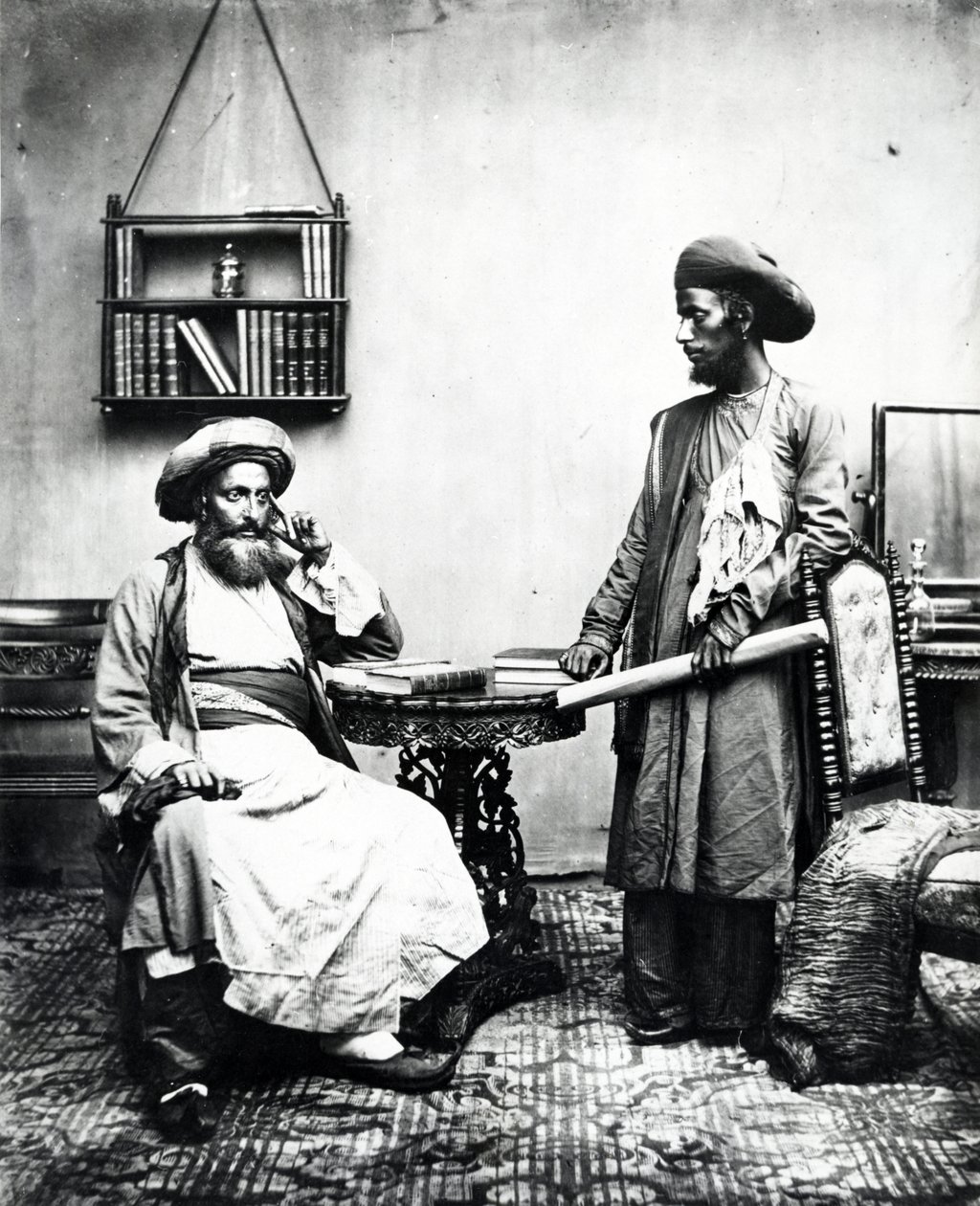 Bene Israel Leraren, ca. 1856 door English Photographer