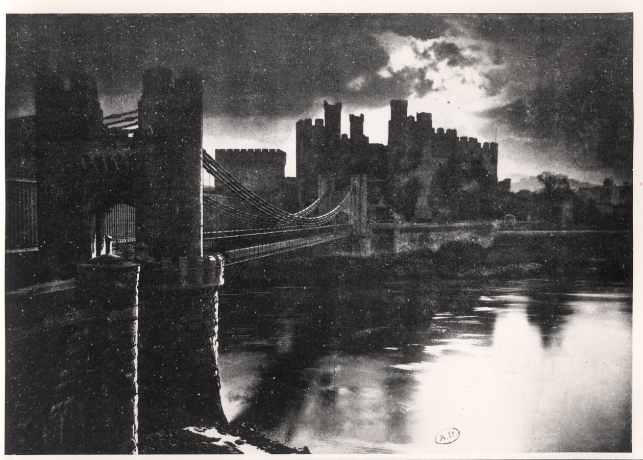 Kasteel van Conway, ca. 1920-30 door English Photographer