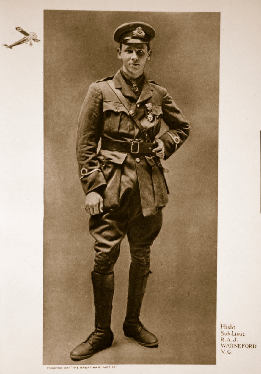Vliegonderluitenant R.A.J. Warneford V.C., 1914-19 door English Photographer