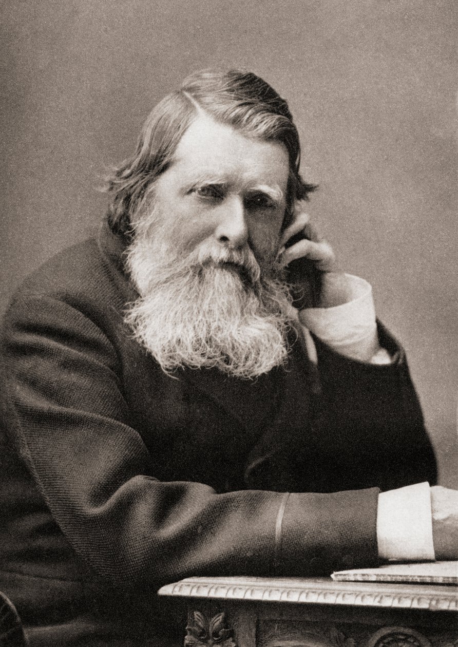 John Ruskin, uit Selections from the Writings of John Ruskin, gepubliceerd 1901 door English Photographer