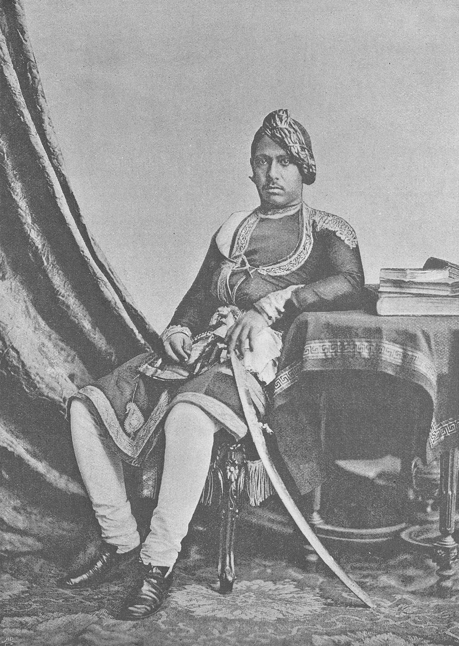 Maharaja Jashwant Singh van Bharatpur door English Photographer