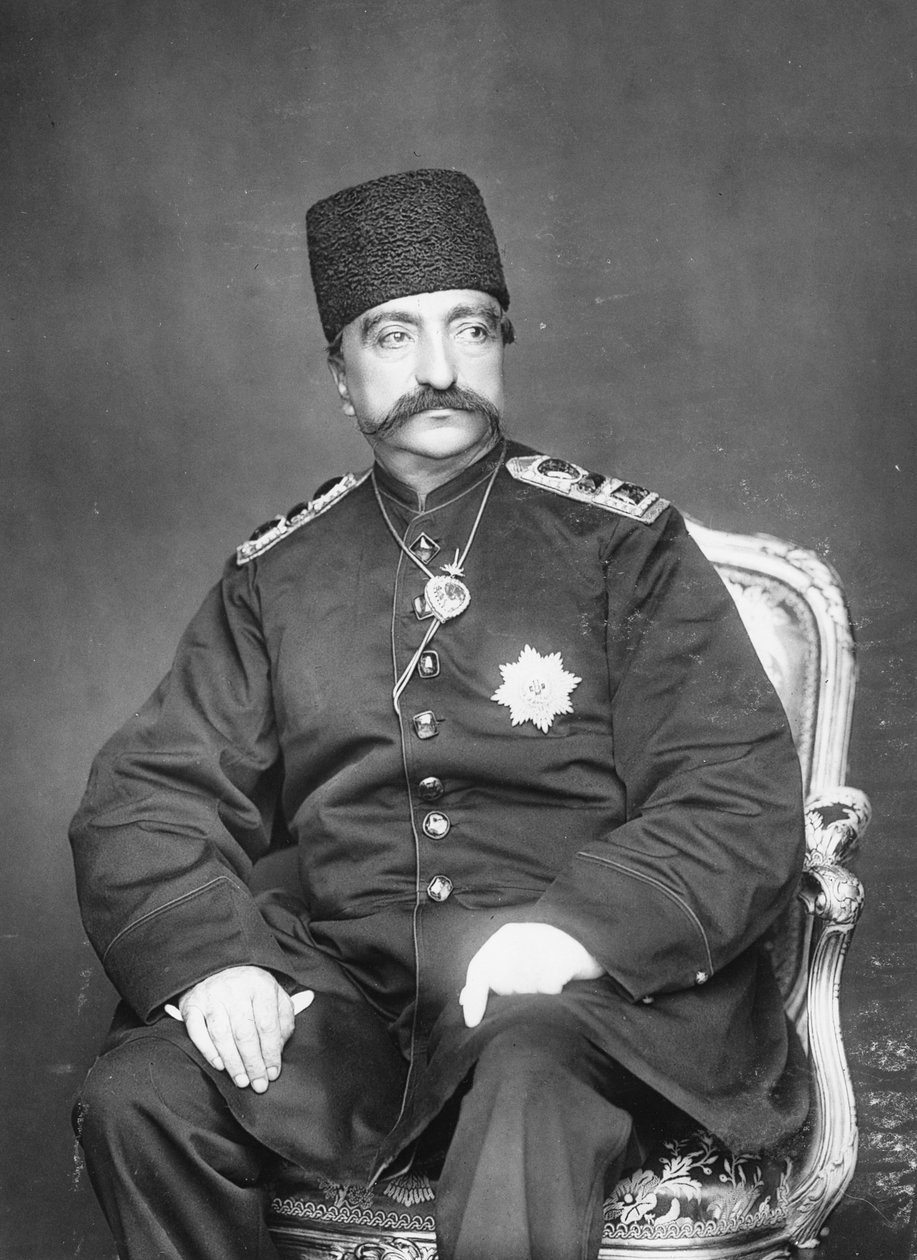 Naser al-Din Shah Qajar van Perzië door English Photographer