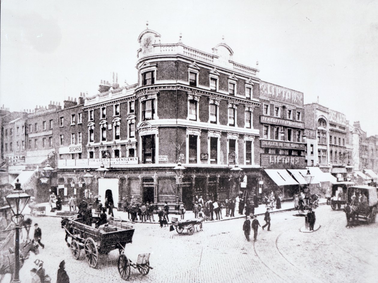 Pentonville Road scène, Islington, Londen door English Photographer