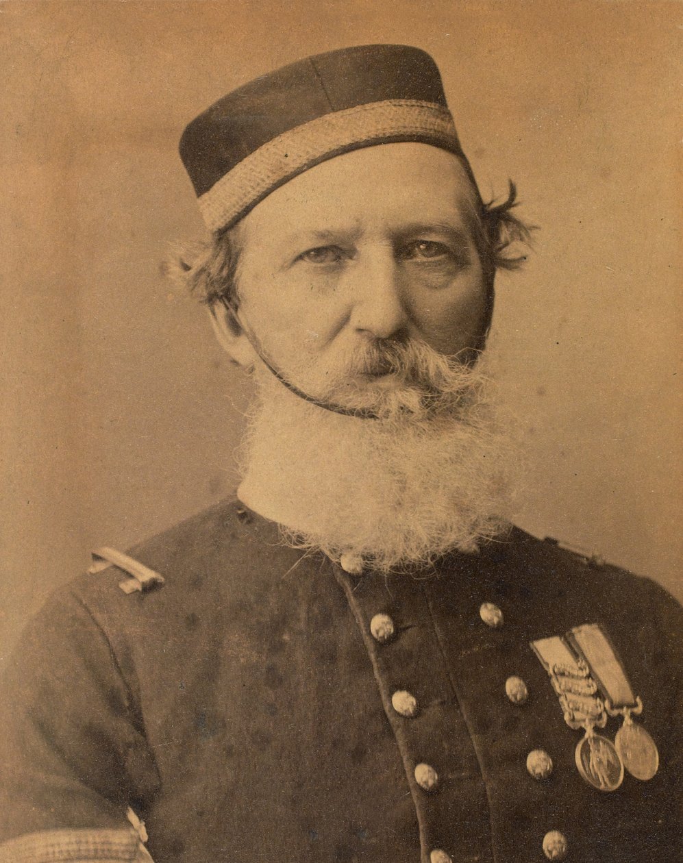 Portret van Sergeant Frederick T. Peake VC door English Photographer