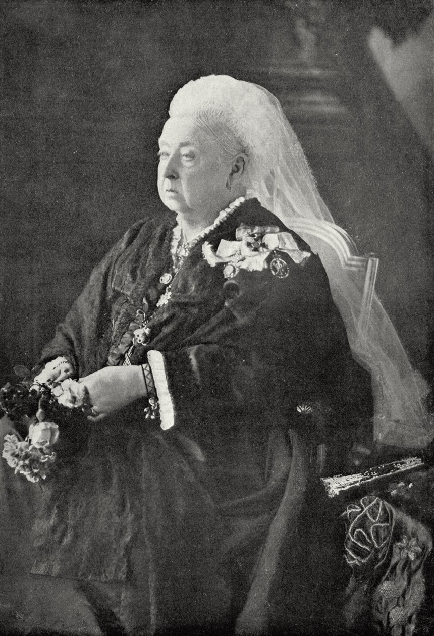 Koningin Victoria (1819-1901) ca.1899 door English Photographer