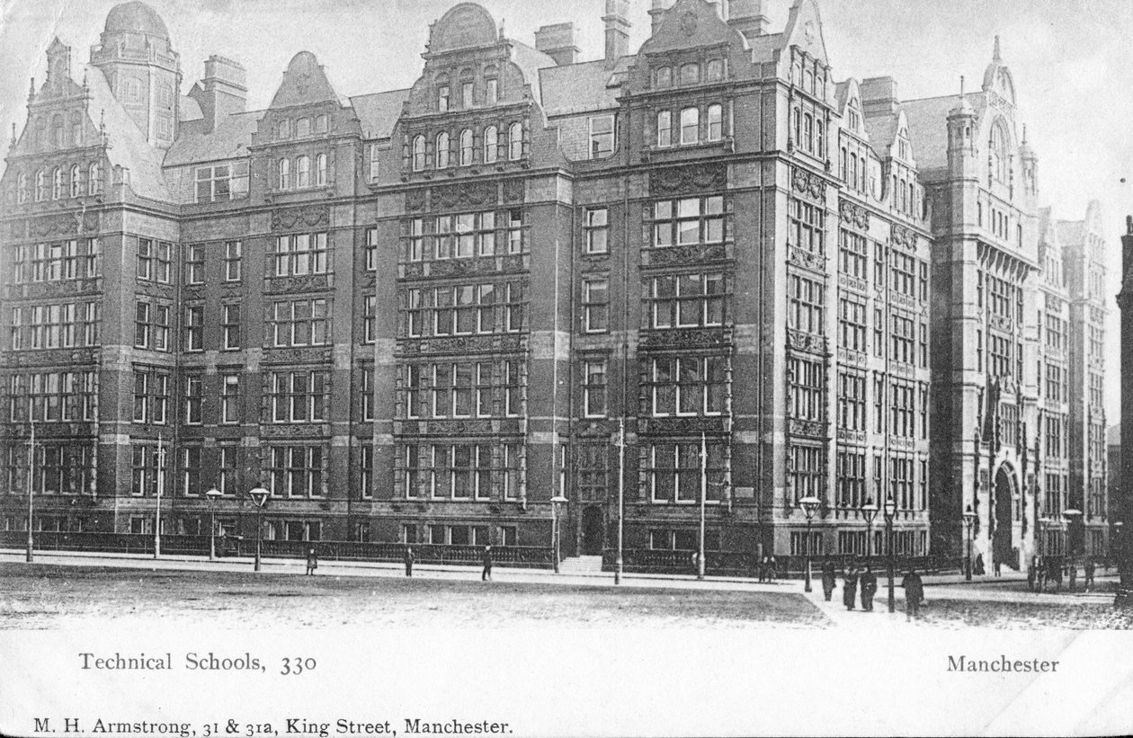 De technische scholen, Manchester door English Photographer