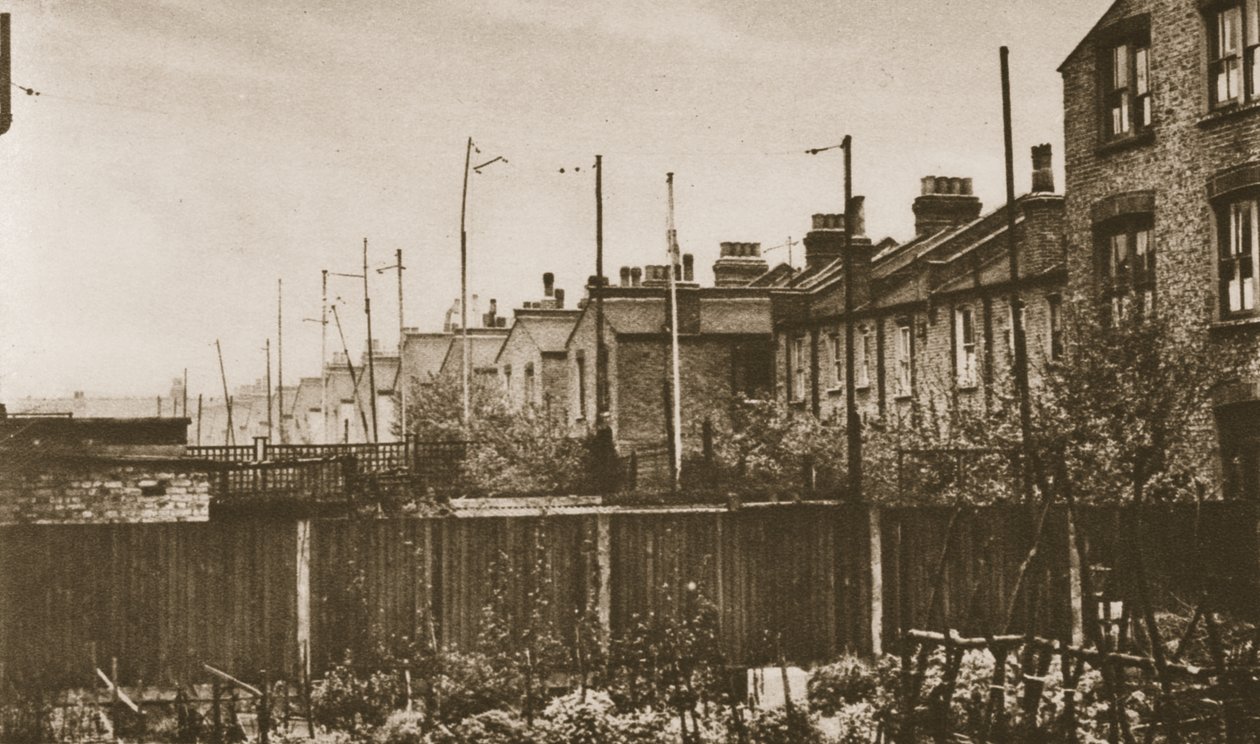 De antennes van de buitenwijken, uit Wonderful London, gepubliceerd 1926-27 door English Photographer