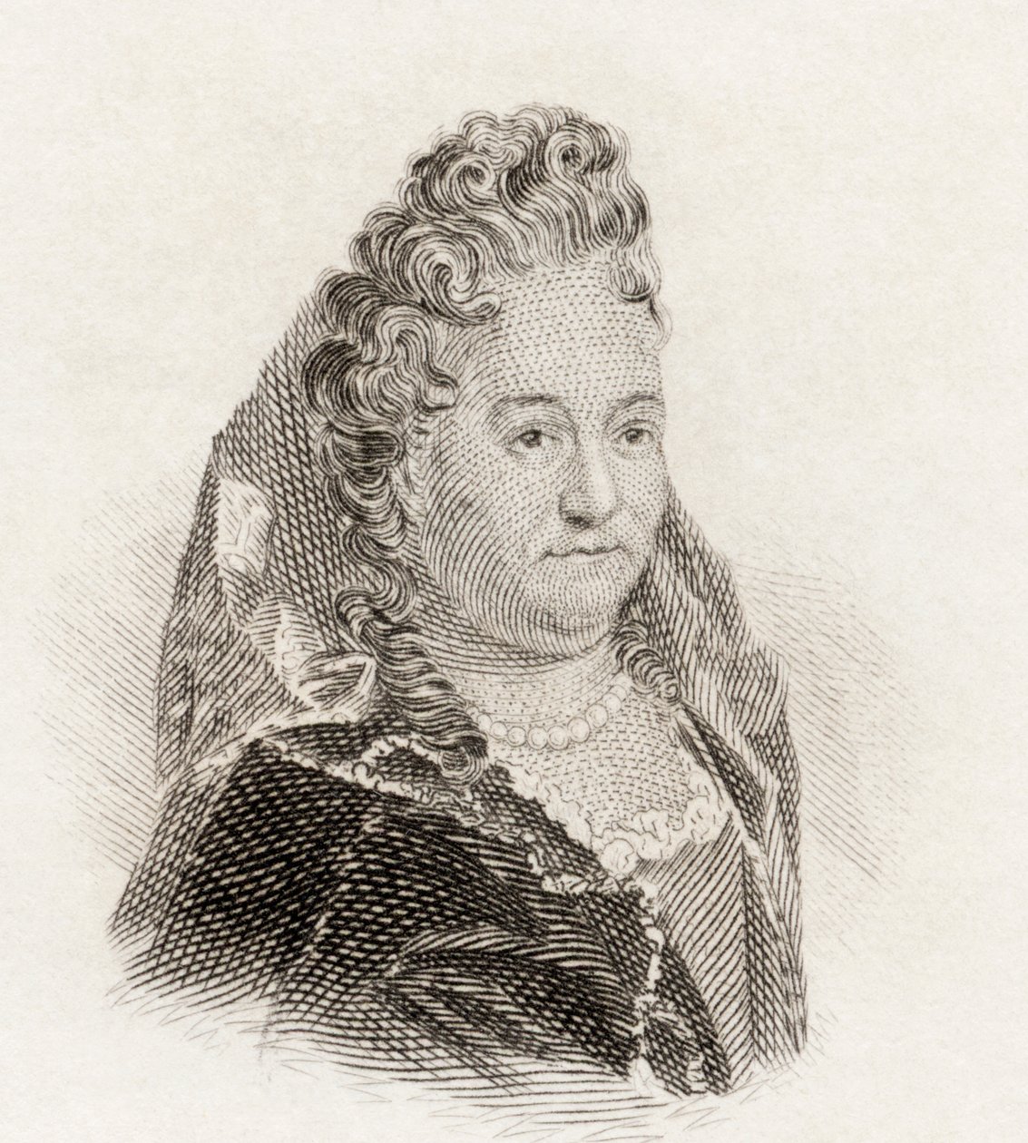 Anne Le Fèvre Dacier, 1825 door English School