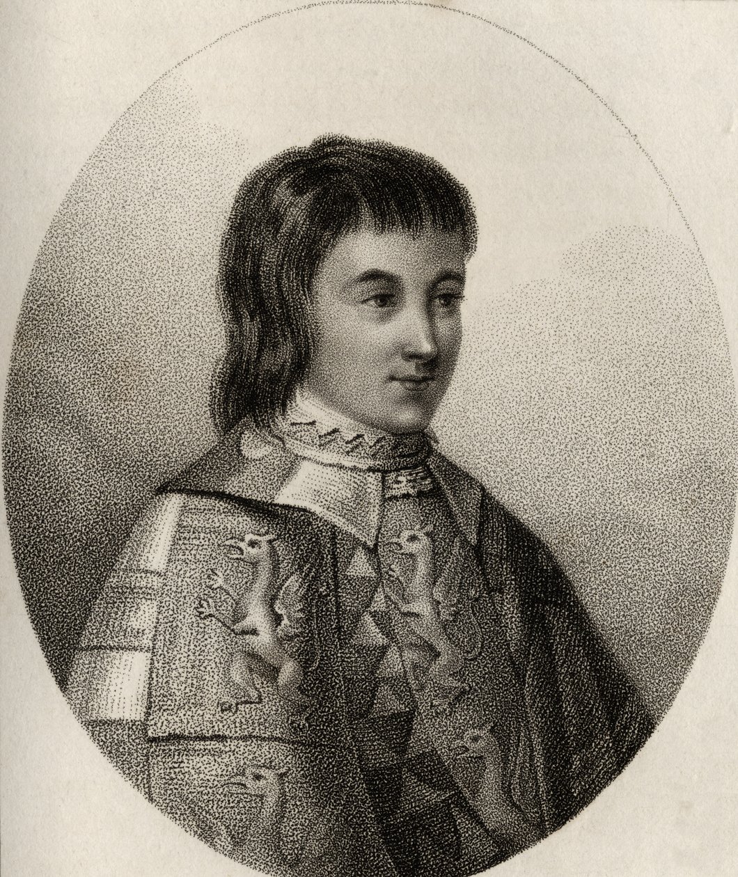 Anthony Woodville, gegraveerd door Gerimia, uit 