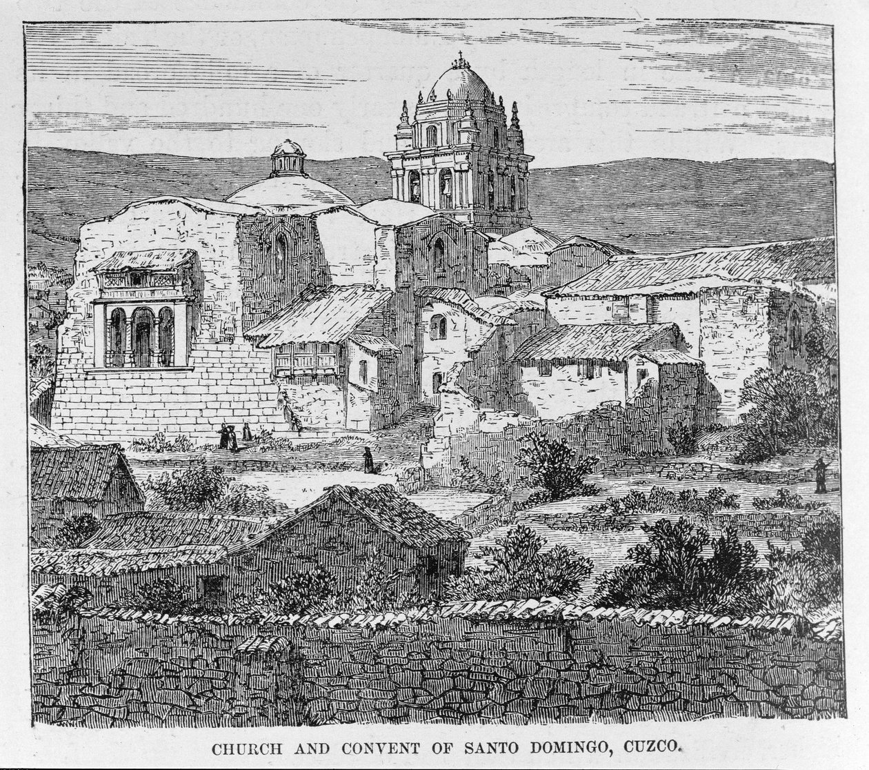 Kerk en klooster van Santo Domingo, Cuzco, Peru, uit 