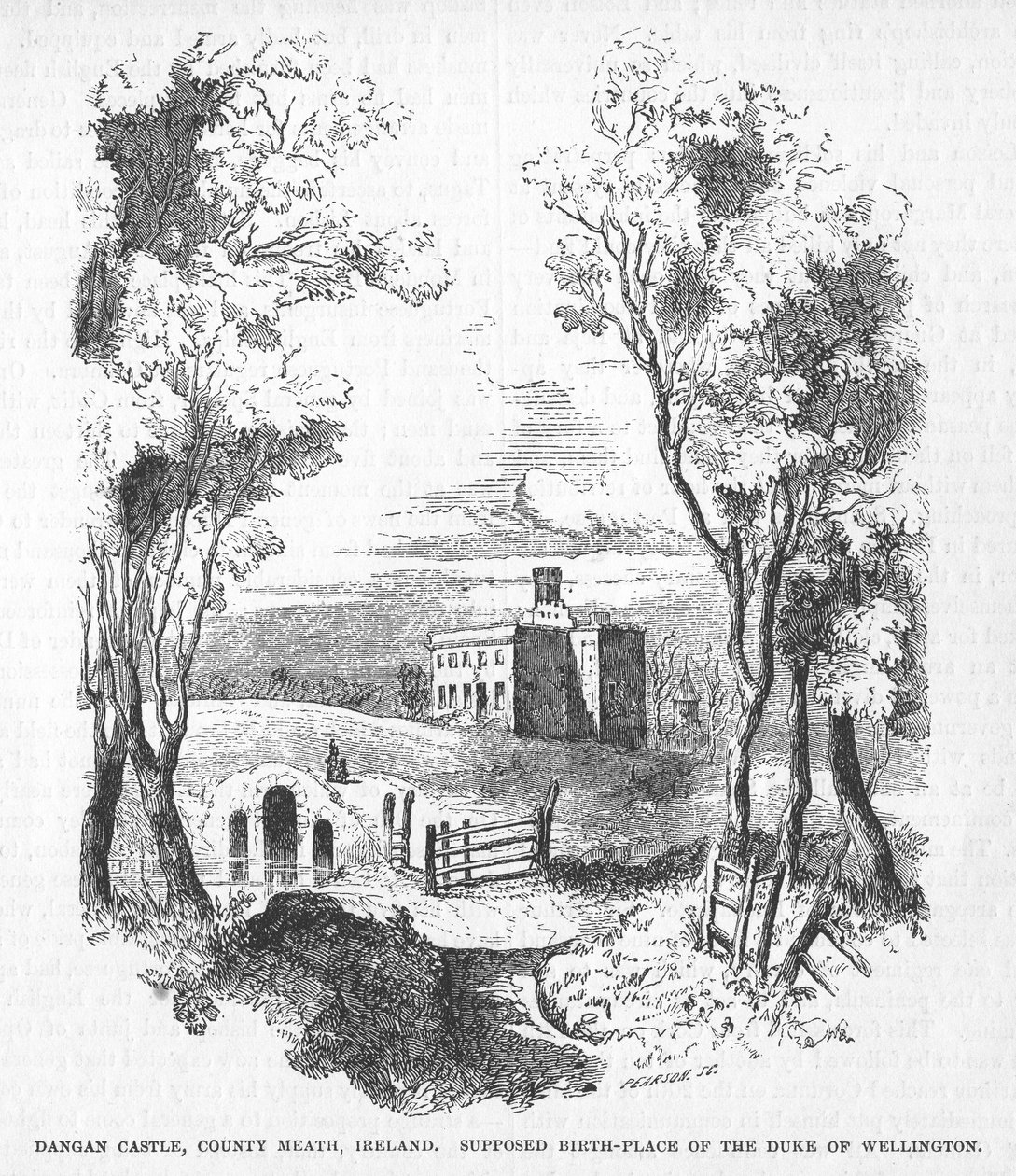 Dangan Castle, County Meath, Ierland door English School