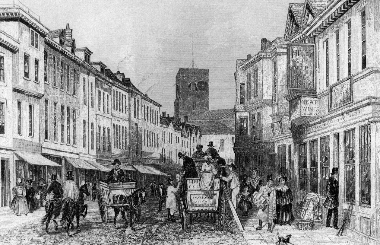 Dartford, Kent, ca. 1830 door English School