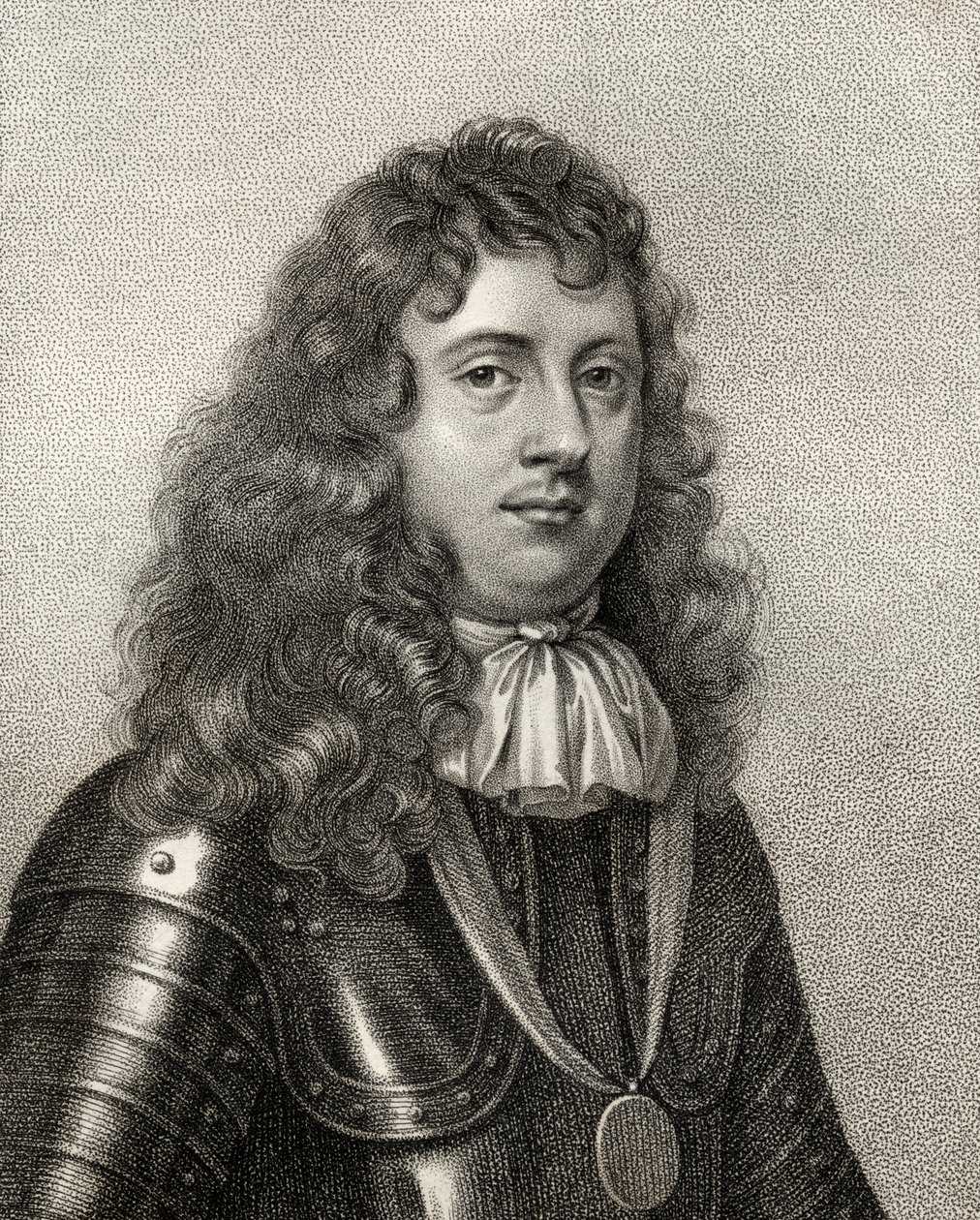 Edward Montagu, gegraveerd door Bocquet, illustratie uit 