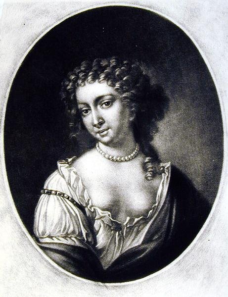 Eleanor Gwynne (1650-87) illustratie uit Portretten van Illustere Personages in de Britse Geschiedenis, gegraveerd door Richard Earlom (1743-1822) en Charles Turner (ca. 1775-1857) door English School