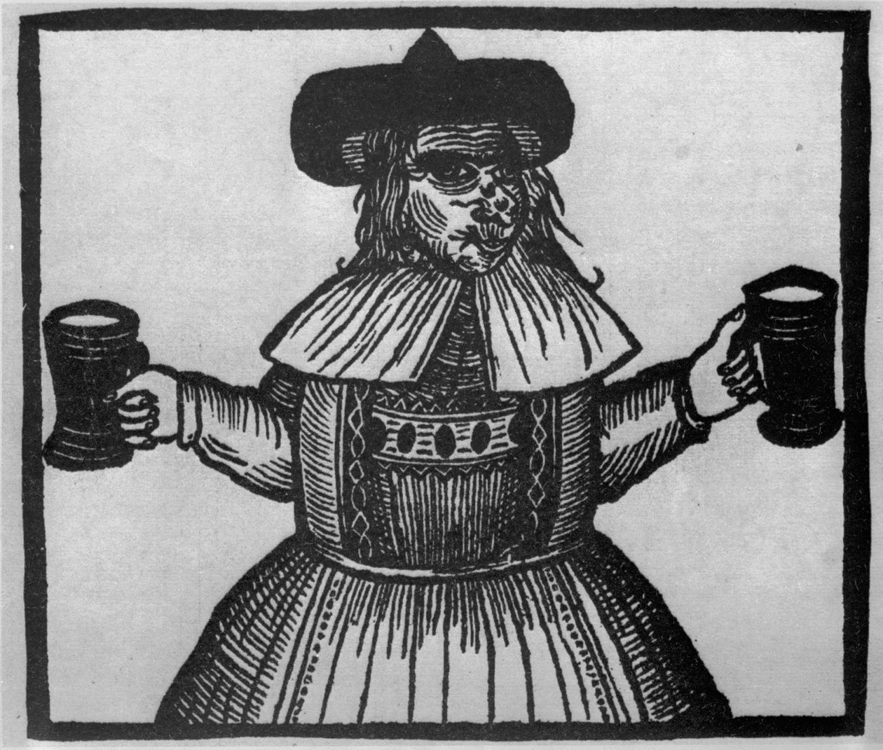 Elinour Rummin, leverancier van Pimlico Ale, ca. 1609 door English School