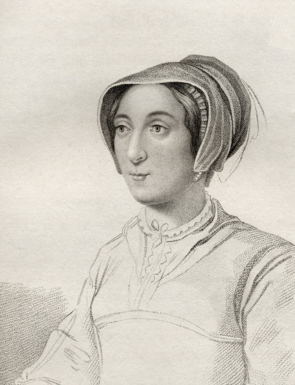 Elizabeth Cooke, gegraveerd door Rivers, illustratie uit 
