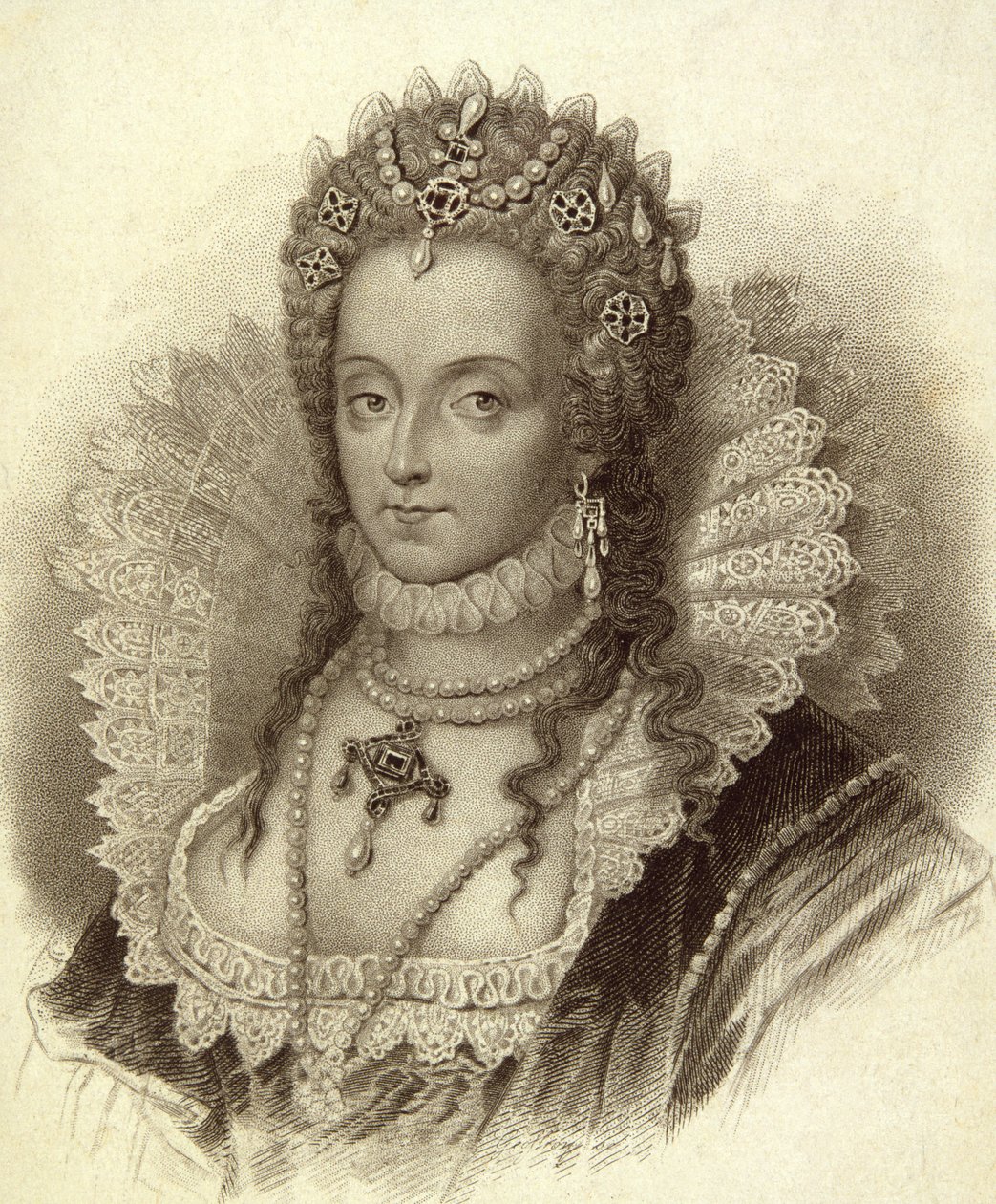 Elizabeth I (1533-1603) Koningin van Engeland door English School