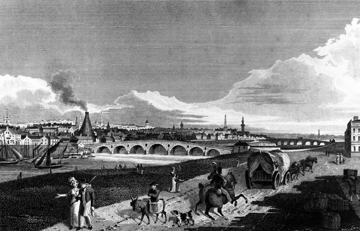 Glasgow, 1817 door English School