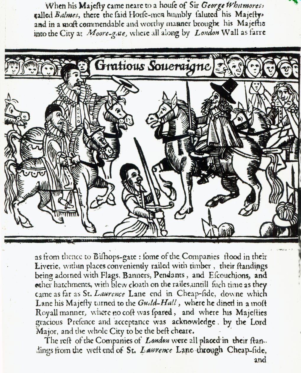 Genadige Soeverein, c.1631 door English School