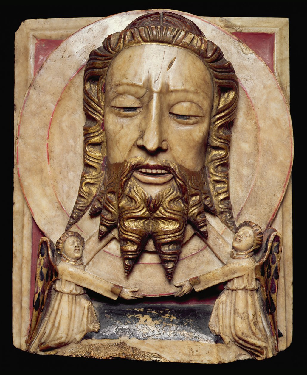 Hoofd van Johannes de Doper op een Schotel, Nottingham, c.1450-1500 door English School